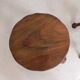 Set of 3 vintage wooden vine bar stools, 1960s