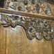 19th-century Norman wedding armoire in blonde oak.