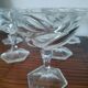 Crystal champagne glasses