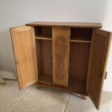 Vintage doll cabinet