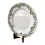 Round earthenware dish New Givors model "Rita" 30s