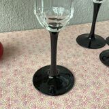 Flûtes à champagne Luminarc Octime style art déco