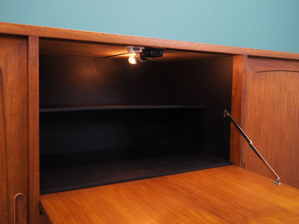 Panneau en teck, design danois, années 1960