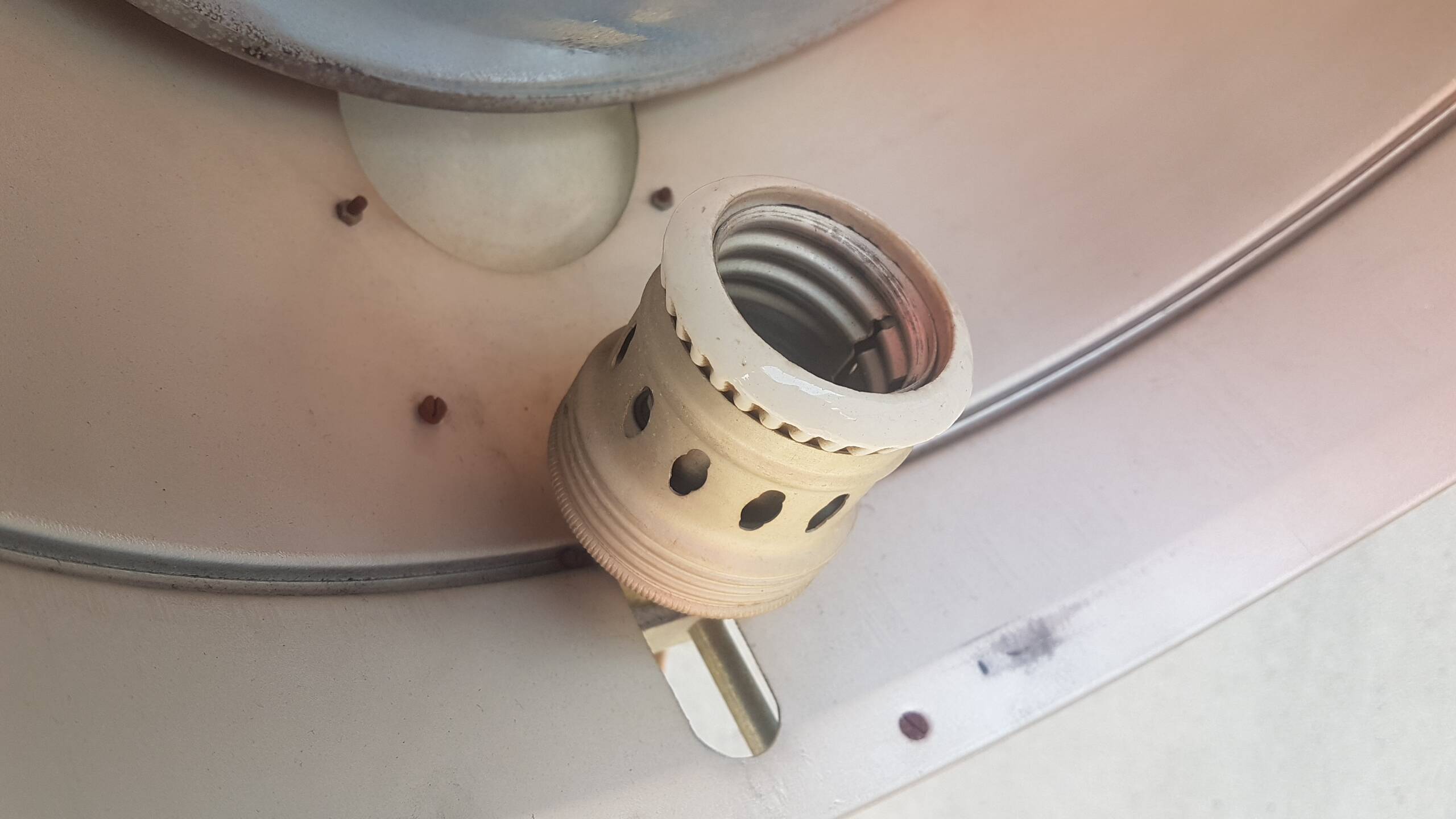 Scialytic lamp of operating room 1950 welsh & co.