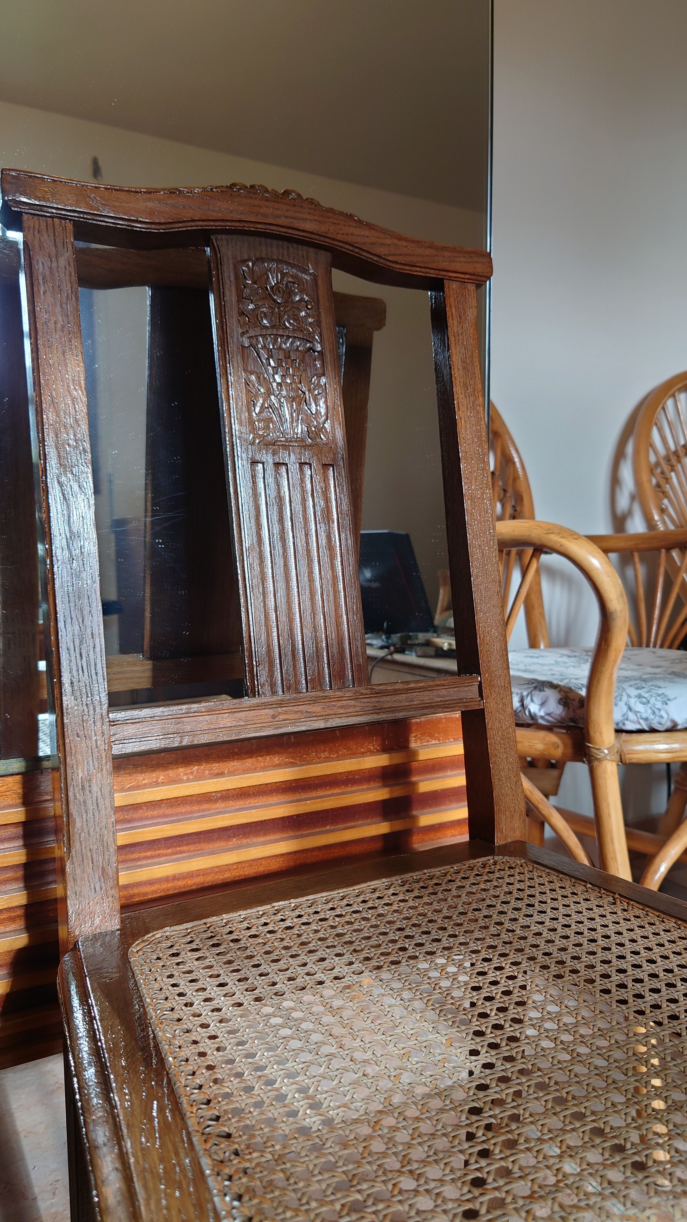 Pair of 1930s chairs, Louis XVI style