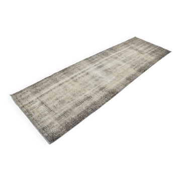 Tapis de couloir bohème antique à motifs floraux, réf. 3371
