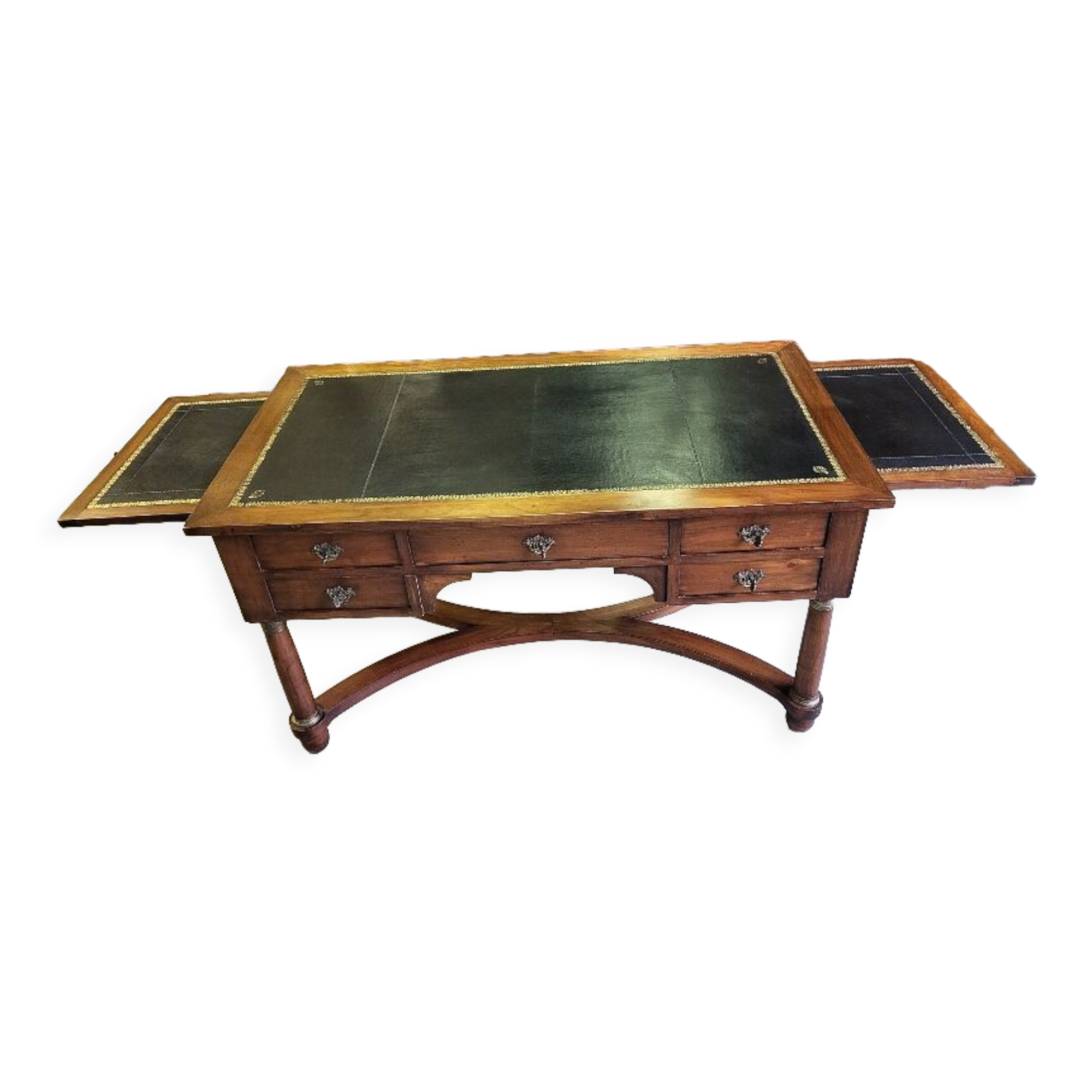 Empire style desk 5 drawers 2 pulls