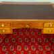 Louis XVI desk in cherry wood and gilded bronzes