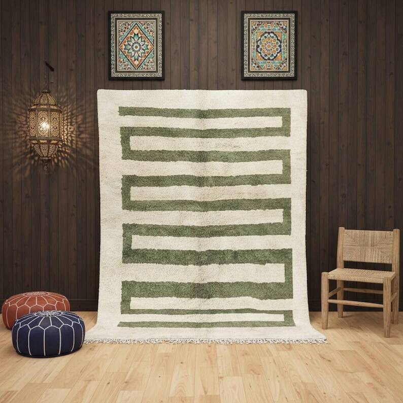 Moroccan Berber wool rug, 250cm x 150cm