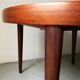 Round extendable table in rosewood 1960s