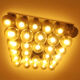 Vintage design XXL glass globes ceiling lamp