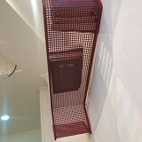 Lacquered metal shelf