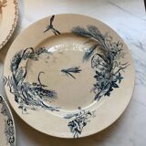 3 Round ironstone dishes Choisy le Roi, Cie Franco Anglaise