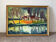 House by the water, oil on canvas signed