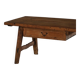 Dining table / desk in primitive French pine from the 18th century with a drawer.