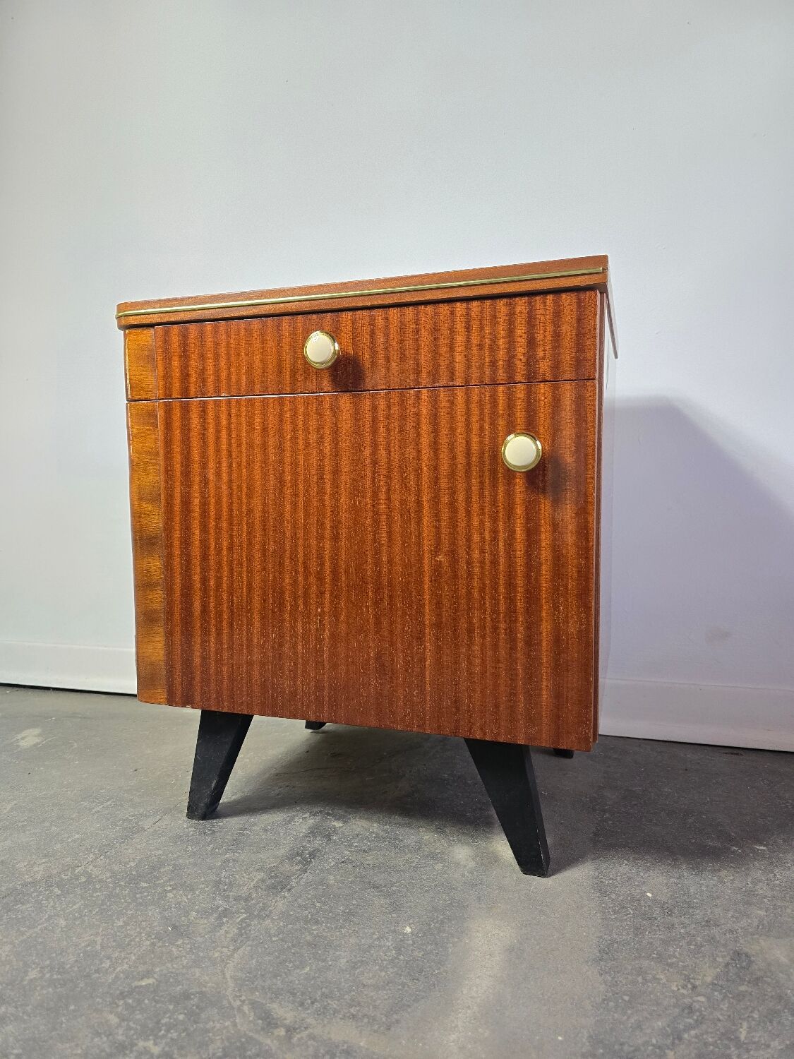 70s Mid Century Nightstand 1 of 2