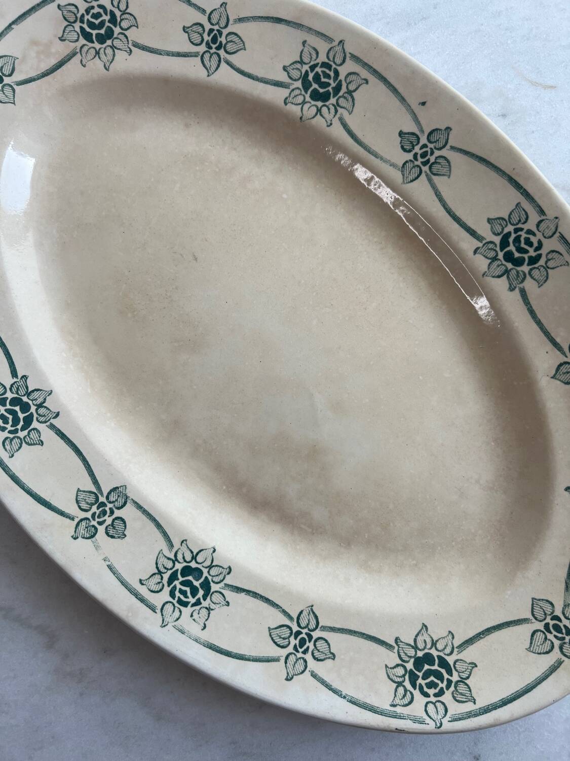 Large Simone Givor Terre de fer presentation dish