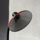 Vintage red metal lamp (Massive)