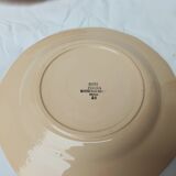 Set of six Digoin Sarreguemine dinner plates