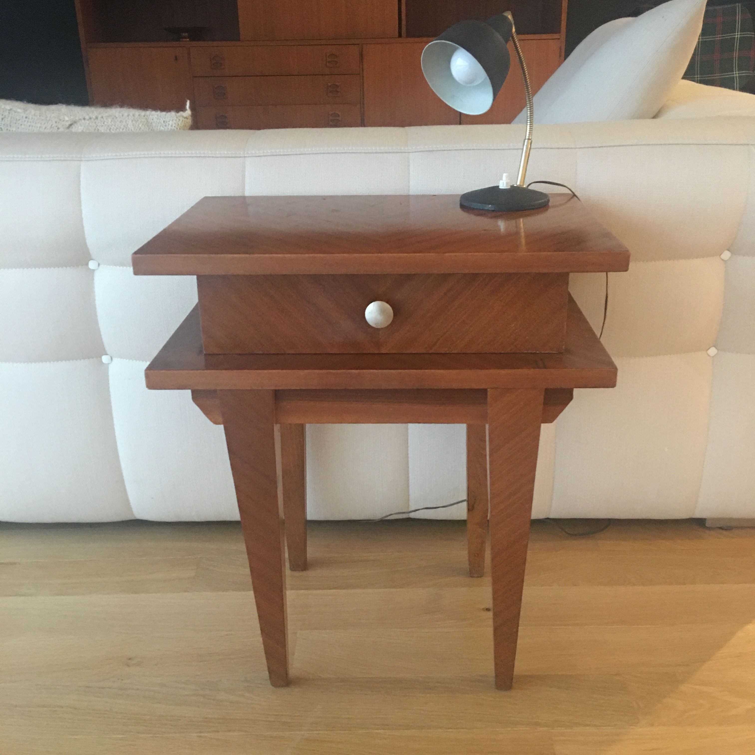 60s bedside table