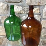 Lot of two demijohns