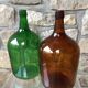 Lot of two demijohns