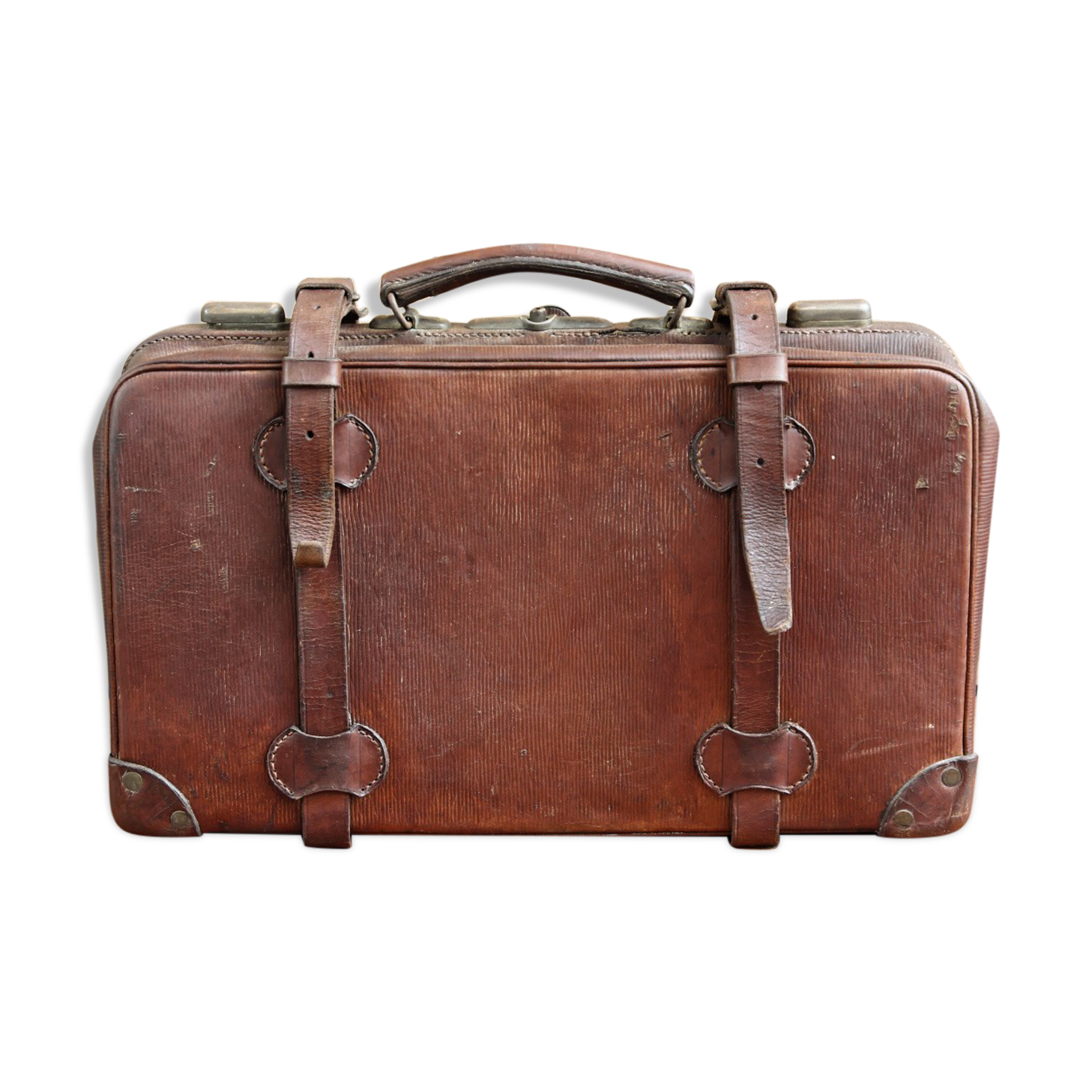 Leather suitcase - 20s