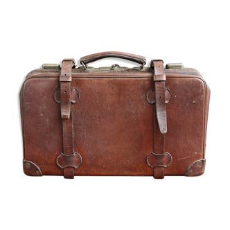 Leather suitcase - 20s