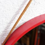 Vintage round Scandinavian mirror 1970