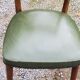 Pair of 50's Scandinavian style mahogany chairs