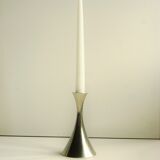 Set of 4 Art Deco candle holders by Just Andersen from the 1940s - fine elegant minimalist design.