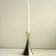 Ensemble de 4 bougeoirs Art Déco par Just Andersen des années 1940 - design minimaliste élégant et raffiné.