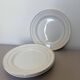 4 vintage flat plates porcelain from St Amand 191103
