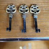 Empire mahogany three-door bookcase circa 1880-1900