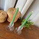 Crystal candlestick duo