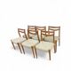 6 Scandinavian Chairs Style "Model 75" - Niels Otto Møller - Teak
