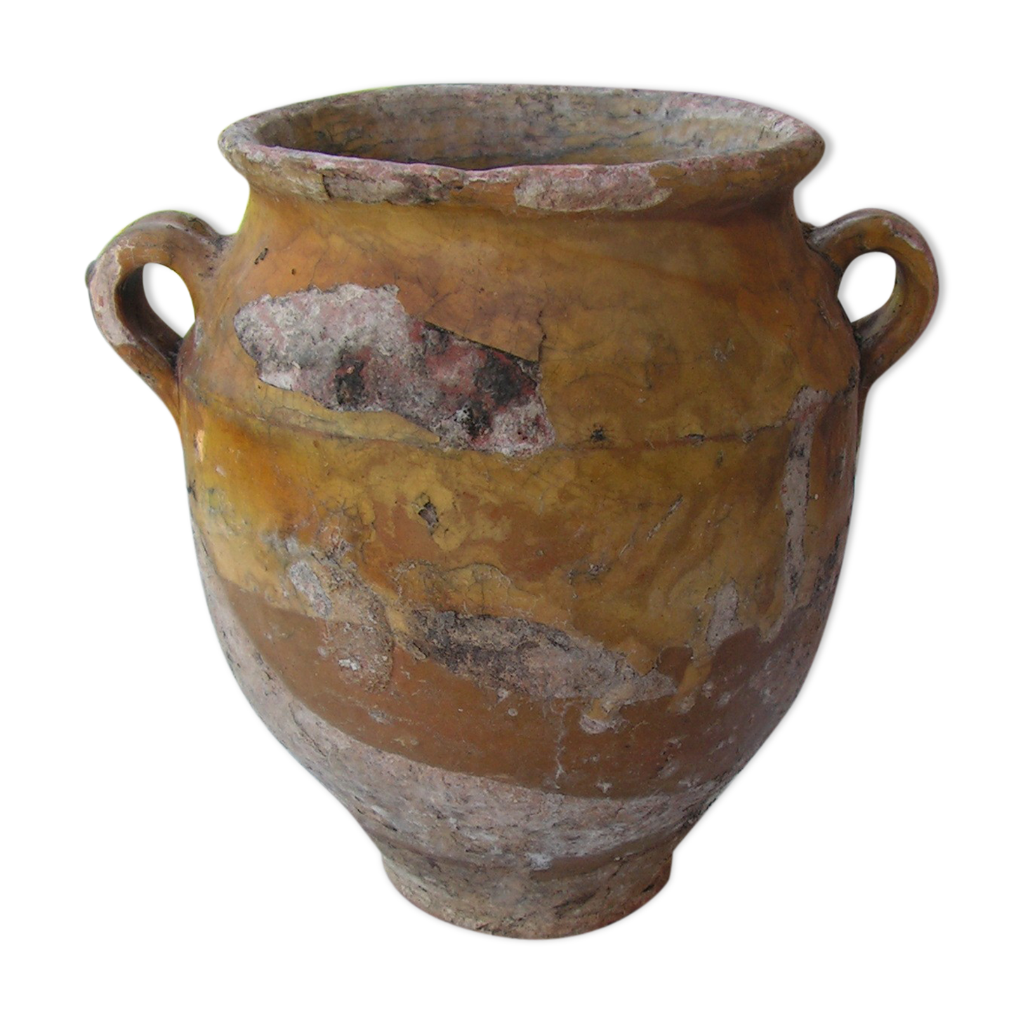 Old pot a confit yellow