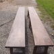 Pair of oak benches