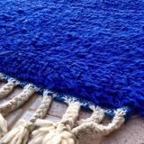 Handmade pure wool rug, size 100 x 200 cm