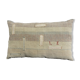 Coussin artisanal en toile ancienne style Kilim
