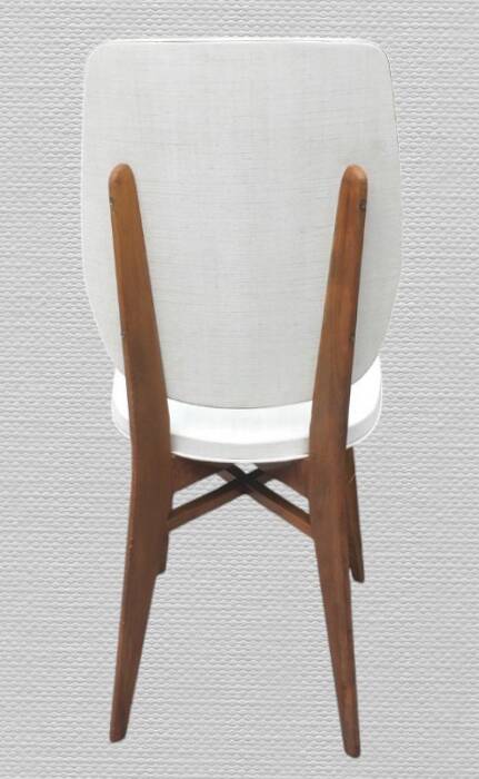 4 chaises en teck design 1960