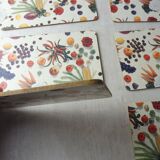 Lot de 9 planches à découper, en formica, vintage