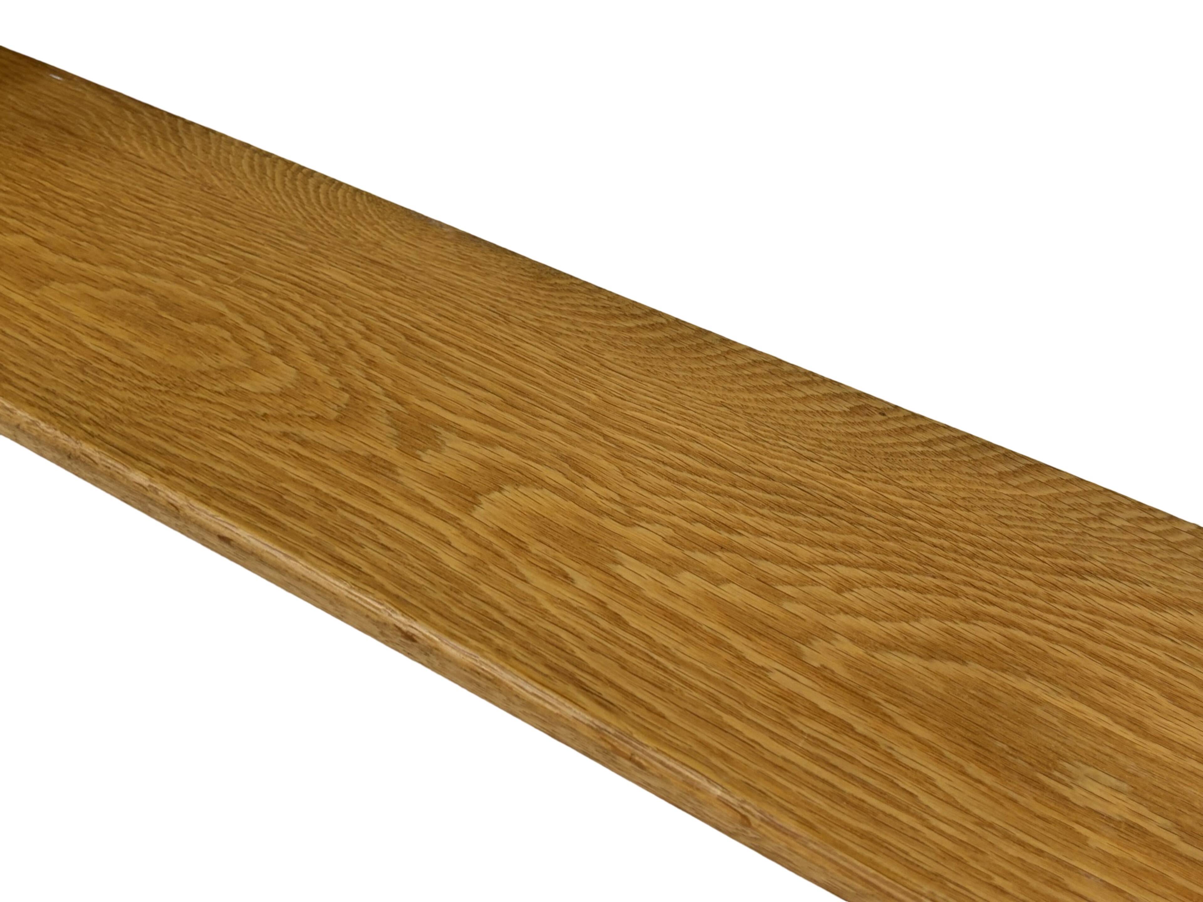 Vintage oak wall rack book shelf 1970s wood minimalist design