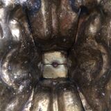 Pair of baroque bronze chandeliers