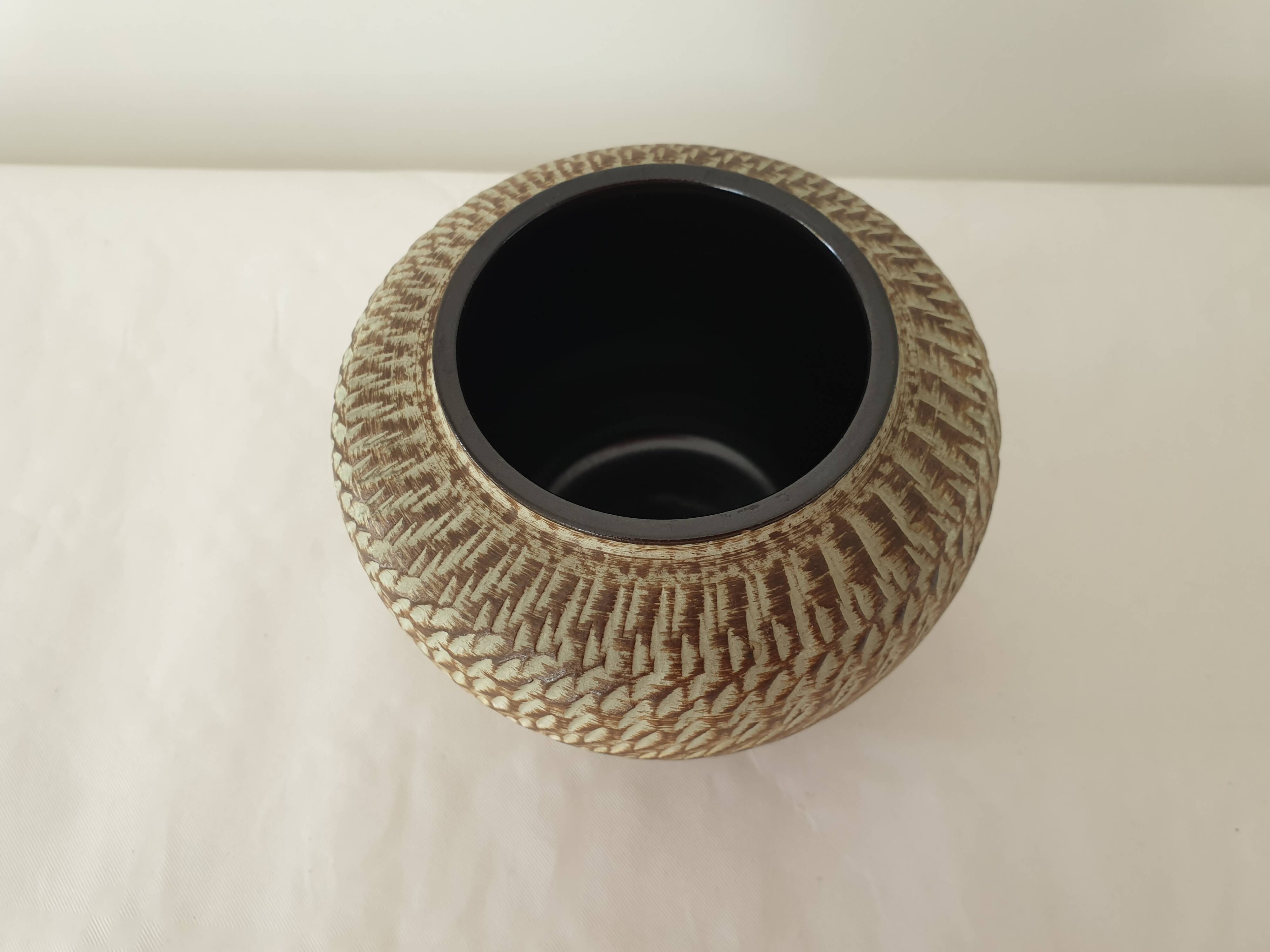 Designer ceramic vase Signed D&B Hohr Gesgesch