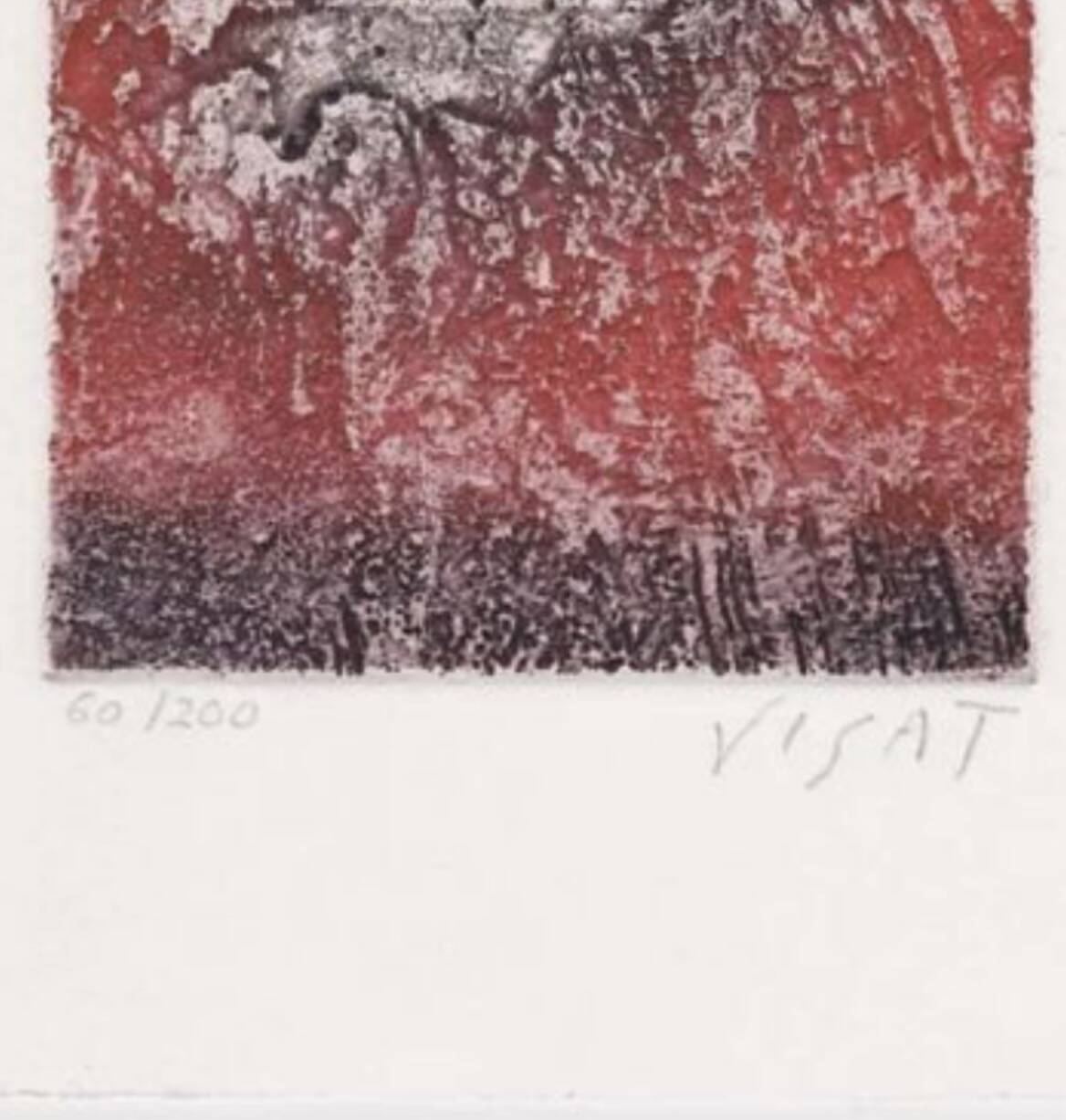Original engraving by Suzanne Visat. Signed and numbered. 1997