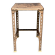 Industrial vintage iron side table