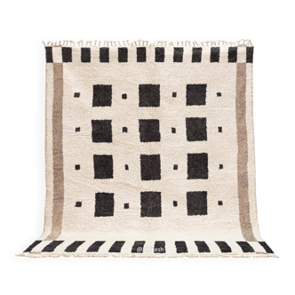 Tapis rare artisanal en laine naturelle 200cmx300cm