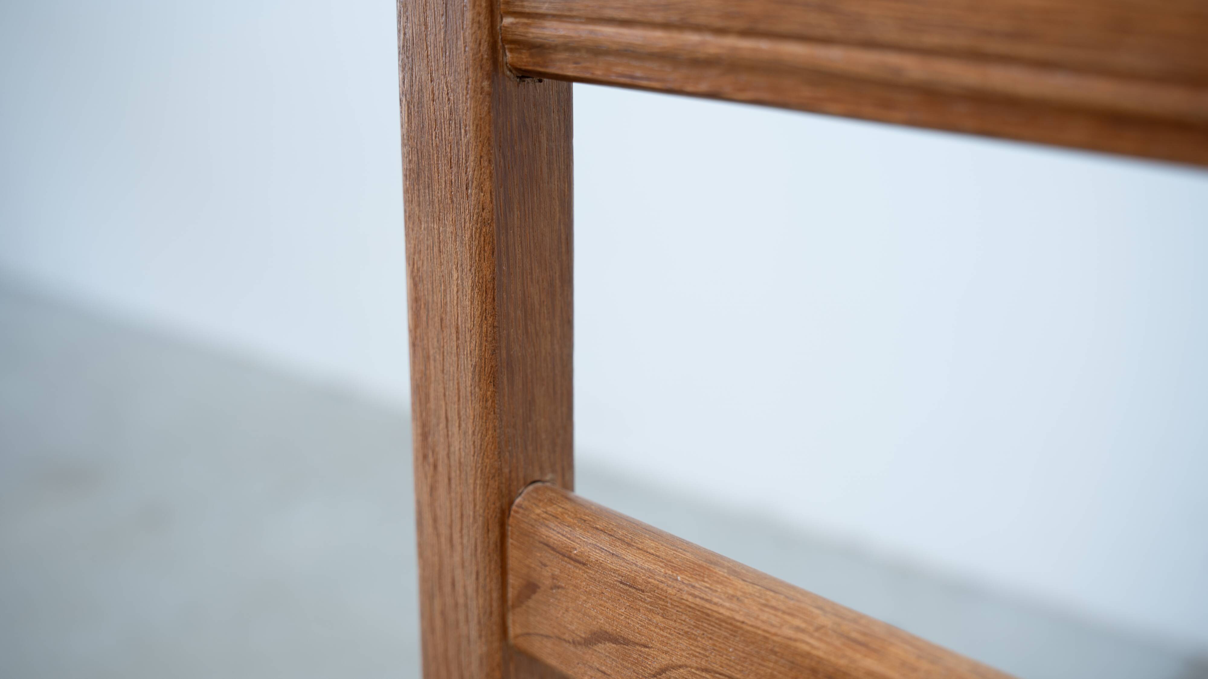 Set of six French dining chairs