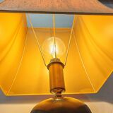 Large Regency black marble barber lamp